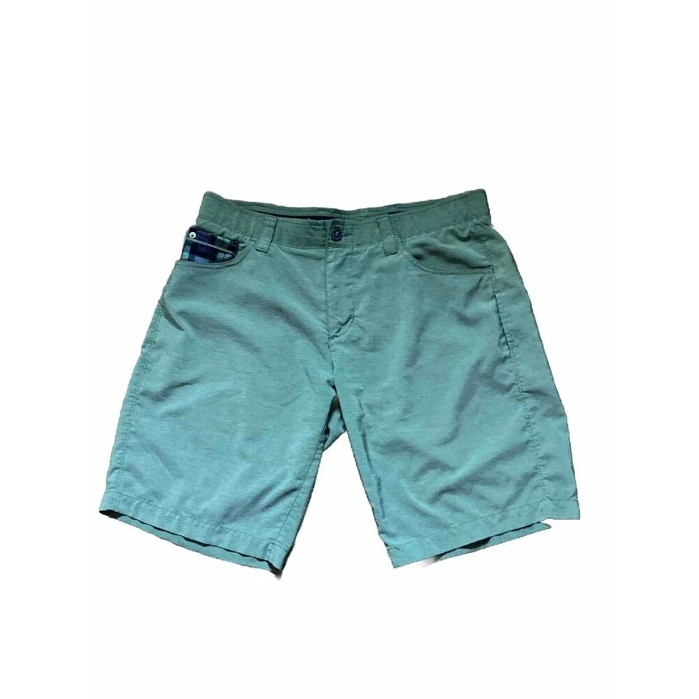 EUC William Murray Shorts Green Performance Classic Straight Fit Golf sz 32 - Picture 11 of 11